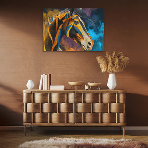 Stallions Fire Dance - Luxury Wall Art