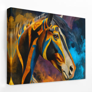 Stallions Fire Dance - Luxury Wall Art