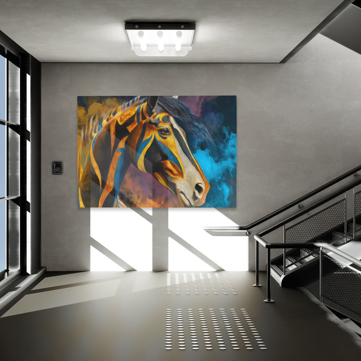 Stallions Fire Dance - Luxury Wall Art