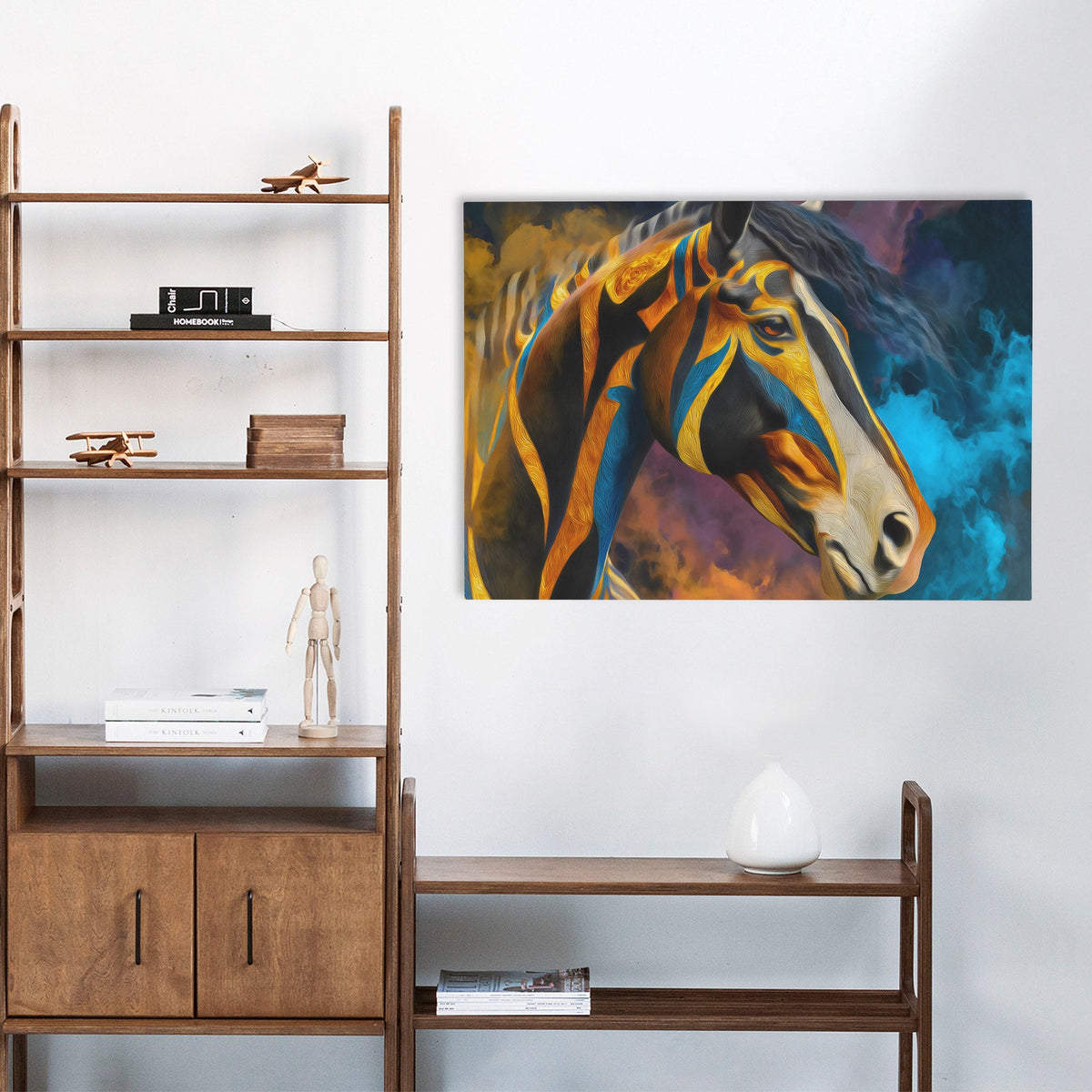 Stallions Fire Dance - Luxury Wall Art