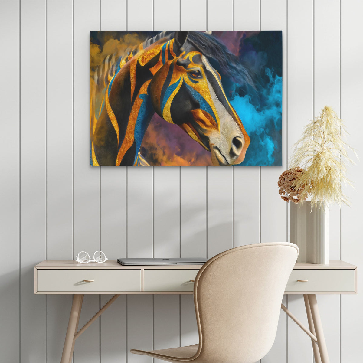 Stallions Fire Dance - Luxury Wall Art