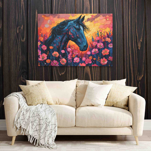 Stallion's Spirit in a room