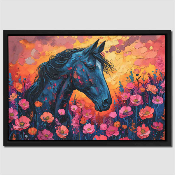 Stallion's Spirit in a room