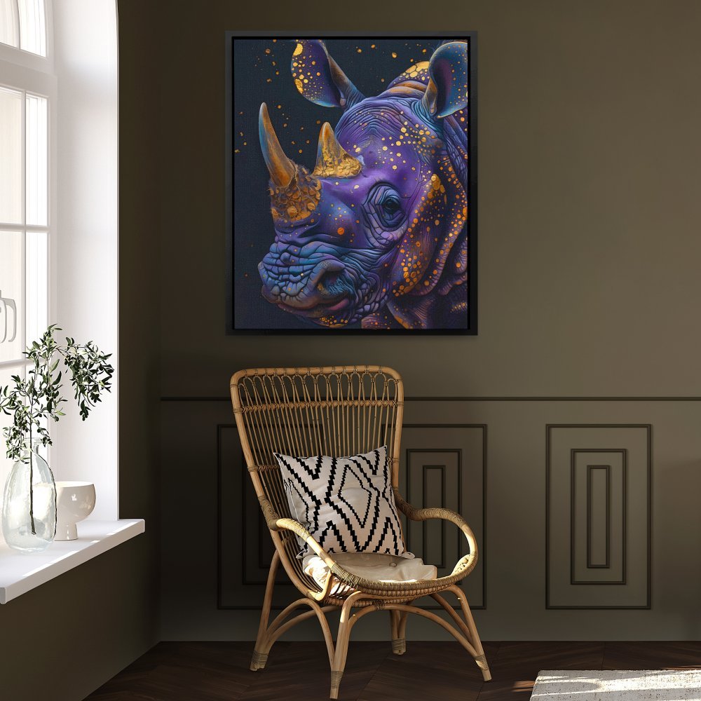 Starlit Horns - Luxury Wall Art