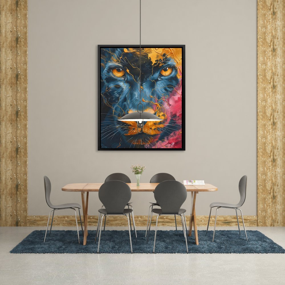 Starlit Roar - Luxury Wall Art