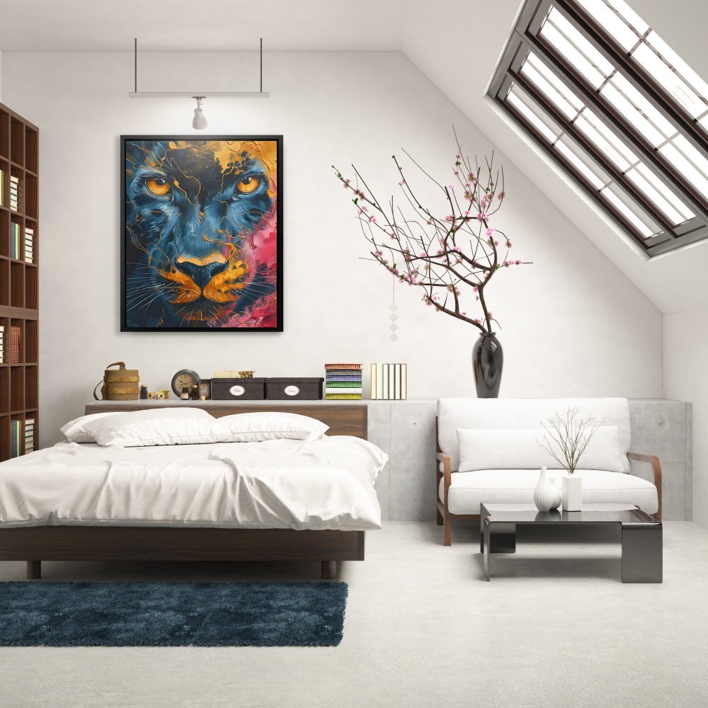 Starlit Roar - Luxury Wall Art