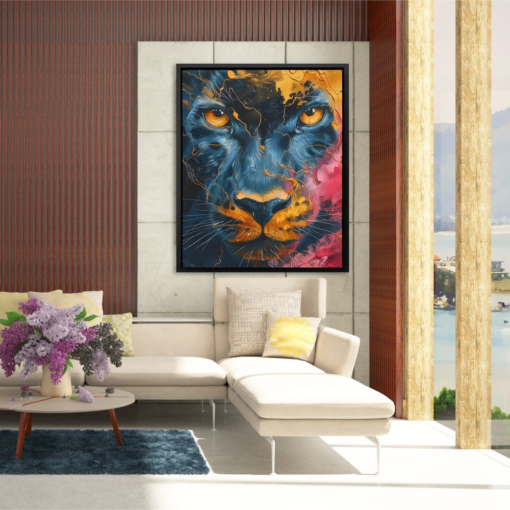 Starlit Roar - Luxury Wall Art