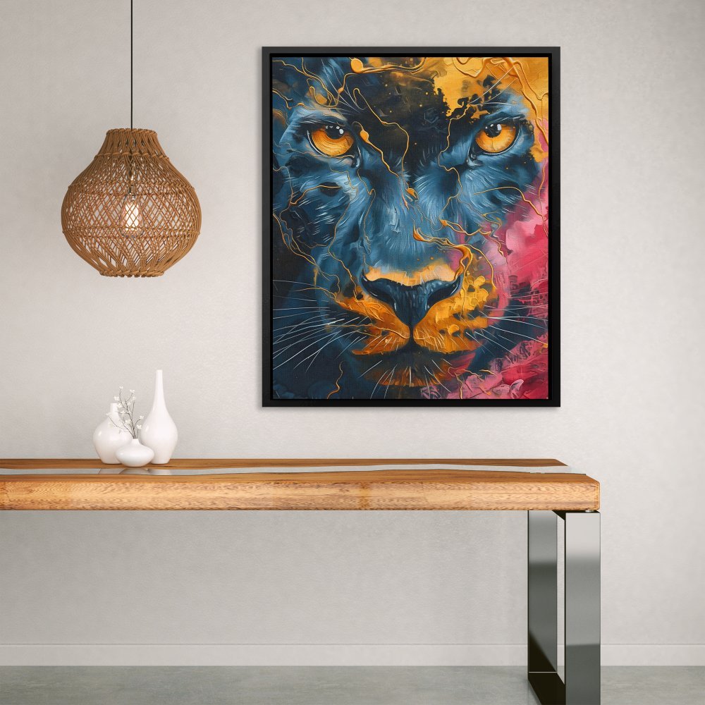 Starlit Roar - Luxury Wall Art
