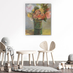 Still Life with Green Vase - Luxury Wall Art