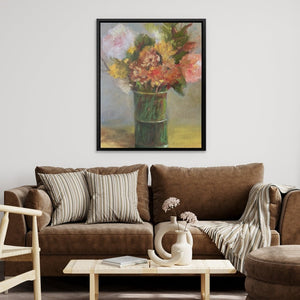 Still Life with Green Vase - Luxury Wall Art