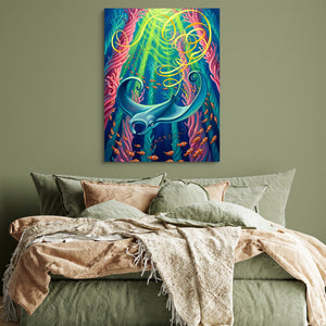 Stingray's Reef Dance - Luxury Wall Art
