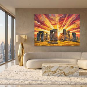 Stonehenge Blazing Sunset — Stonehenge Blazing Sunset White Gold Lux Land 313