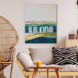 Stonehenge Under Soft Skies - Luxury Wall Art