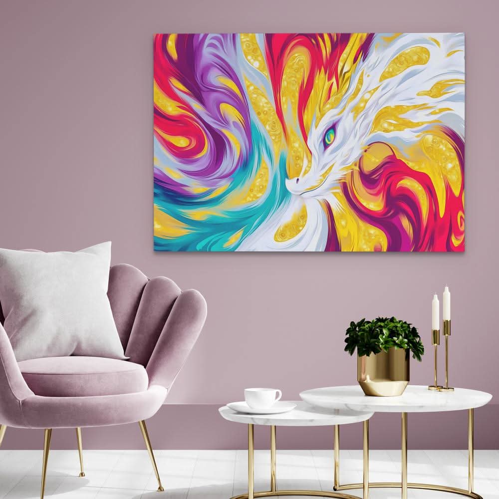 Stormscale Guardian - Luxury Wall Art