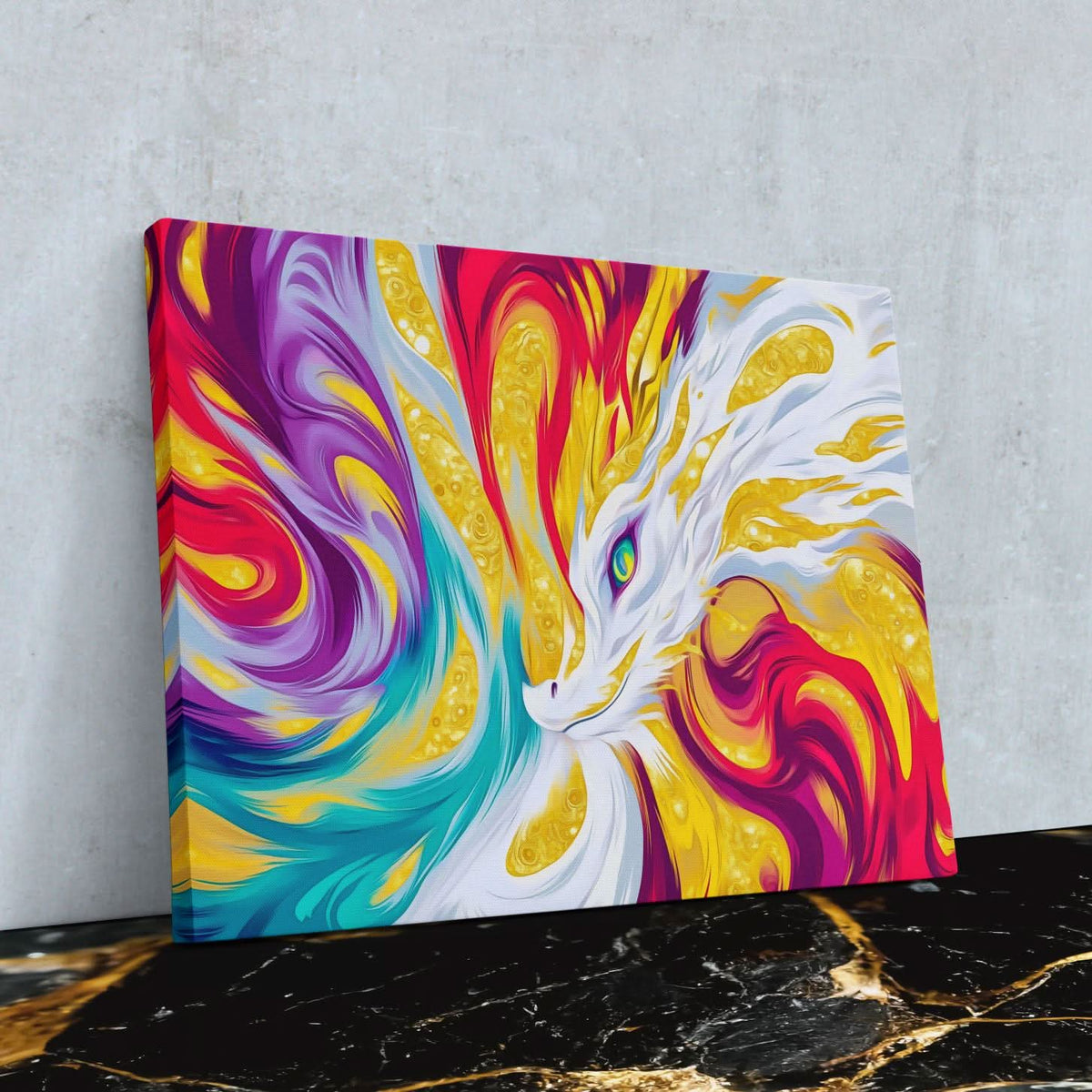 Stormscale Guardian - Luxury Wall Art