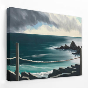 Stormy Bridge View - Luxury Wall Art