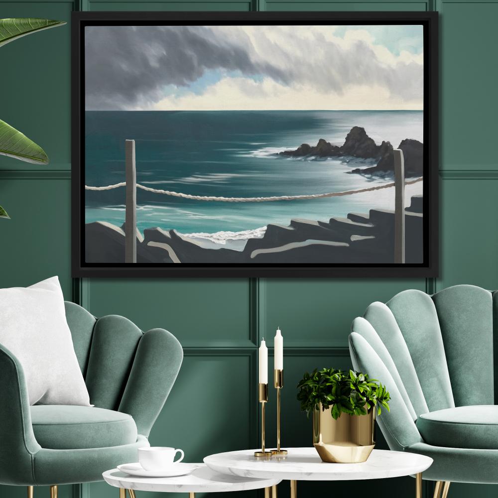 Stormy Bridge View - Luxury Wall Art