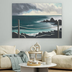 Stormy Bridge View - Luxury Wall Art