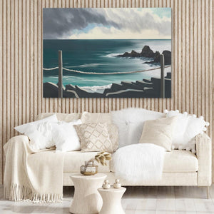 Stormy Bridge View - Luxury Wall Art