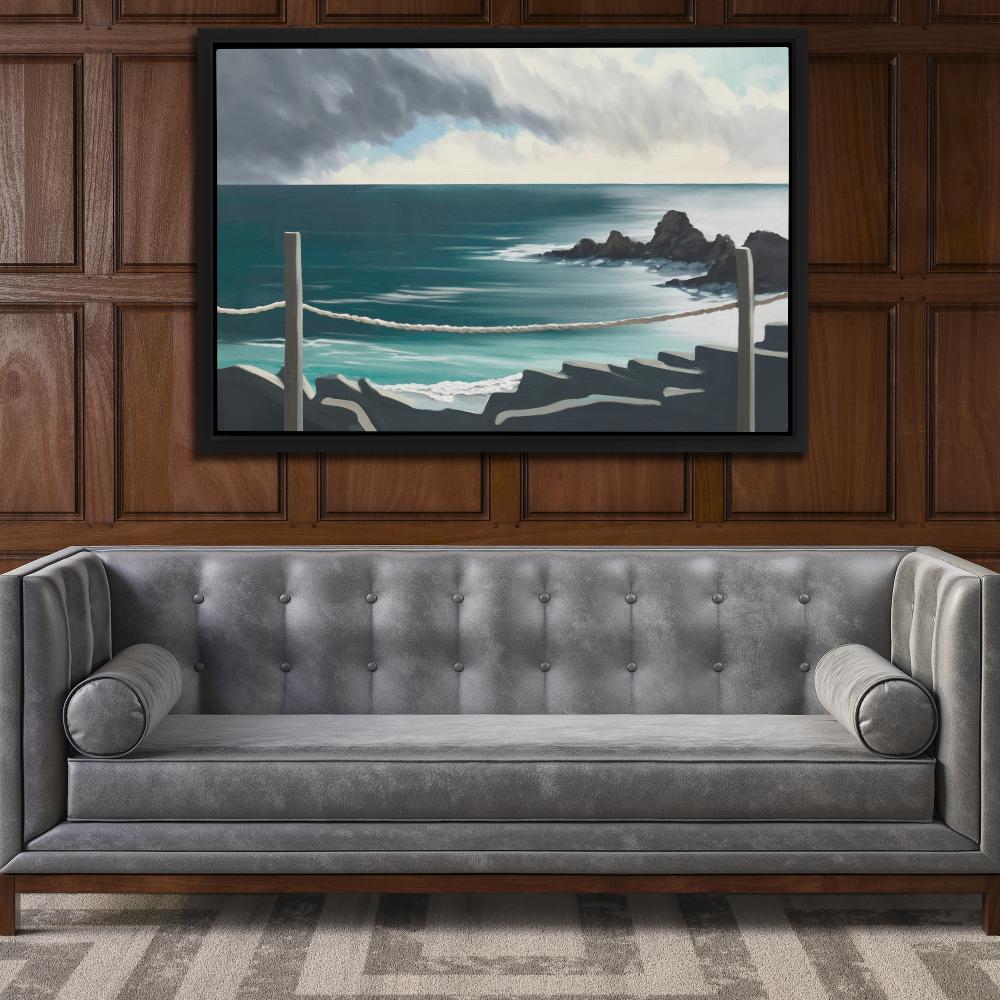 Stormy Bridge View - Luxury Wall Art