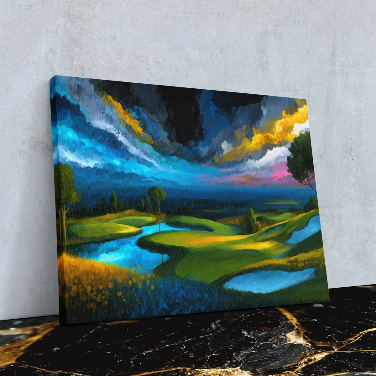 Stormy Links - Luxury Wall Art