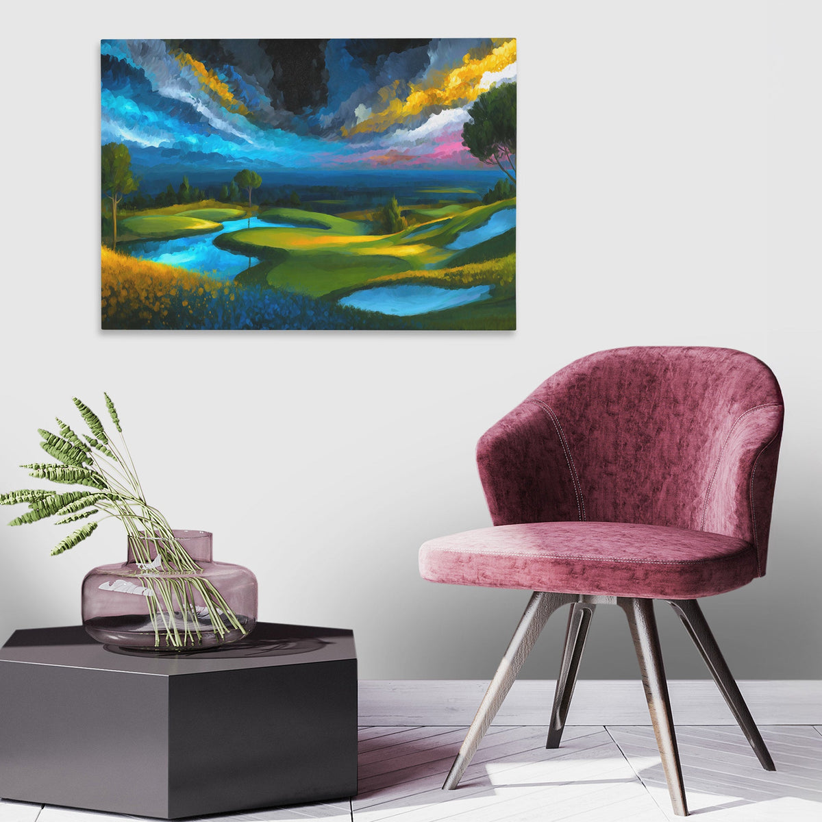 Stormy Links - Luxury Wall Art