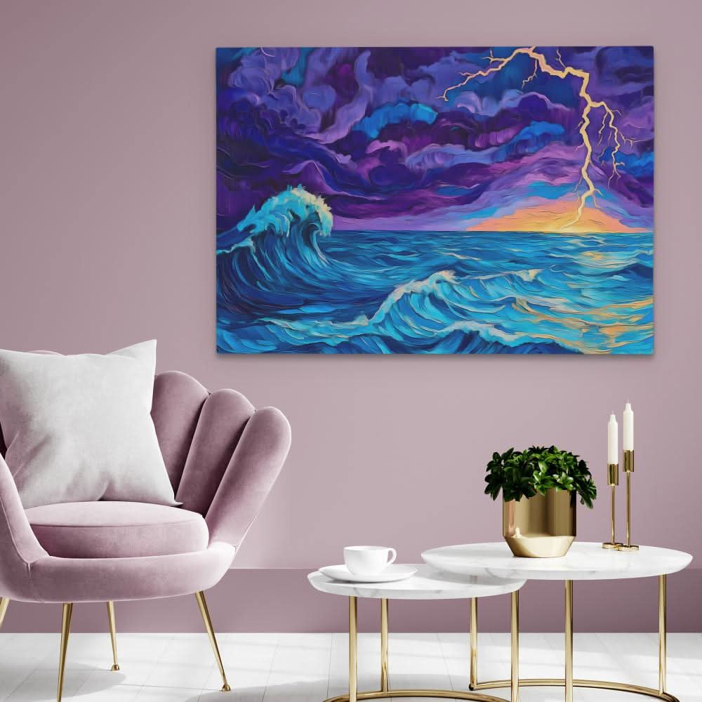 Stormy Sea - Luxury Wall Art