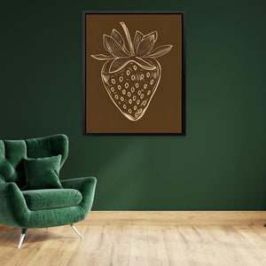 Strawberry Brown - Luxury Wall Art