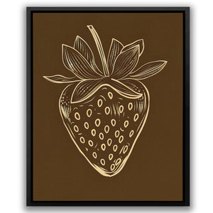 Strawberry Brown - Luxury Wall Art