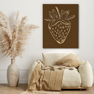 Strawberry Brown - Luxury Wall Art