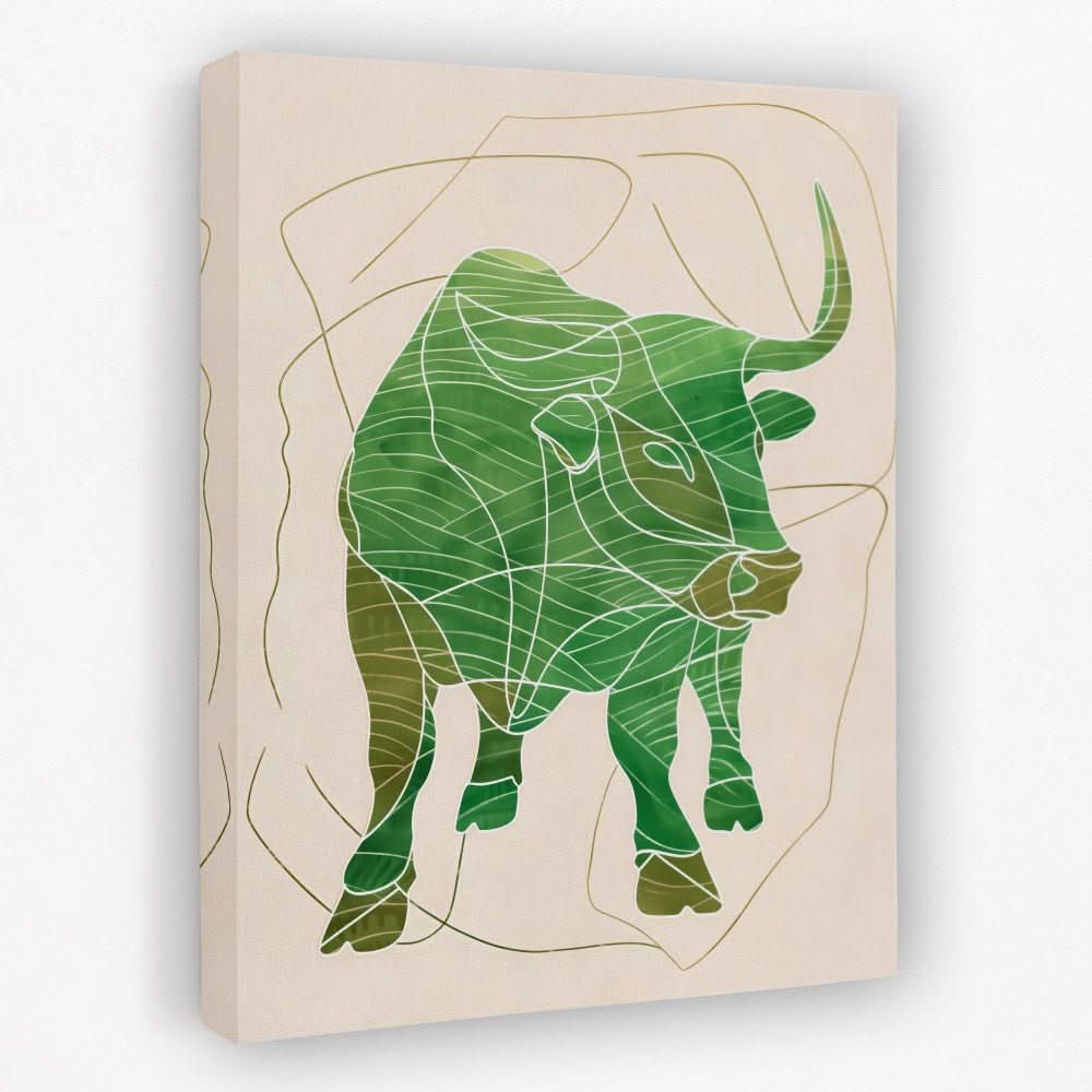 Strength Unveiled - Animals Canvas Wall Art