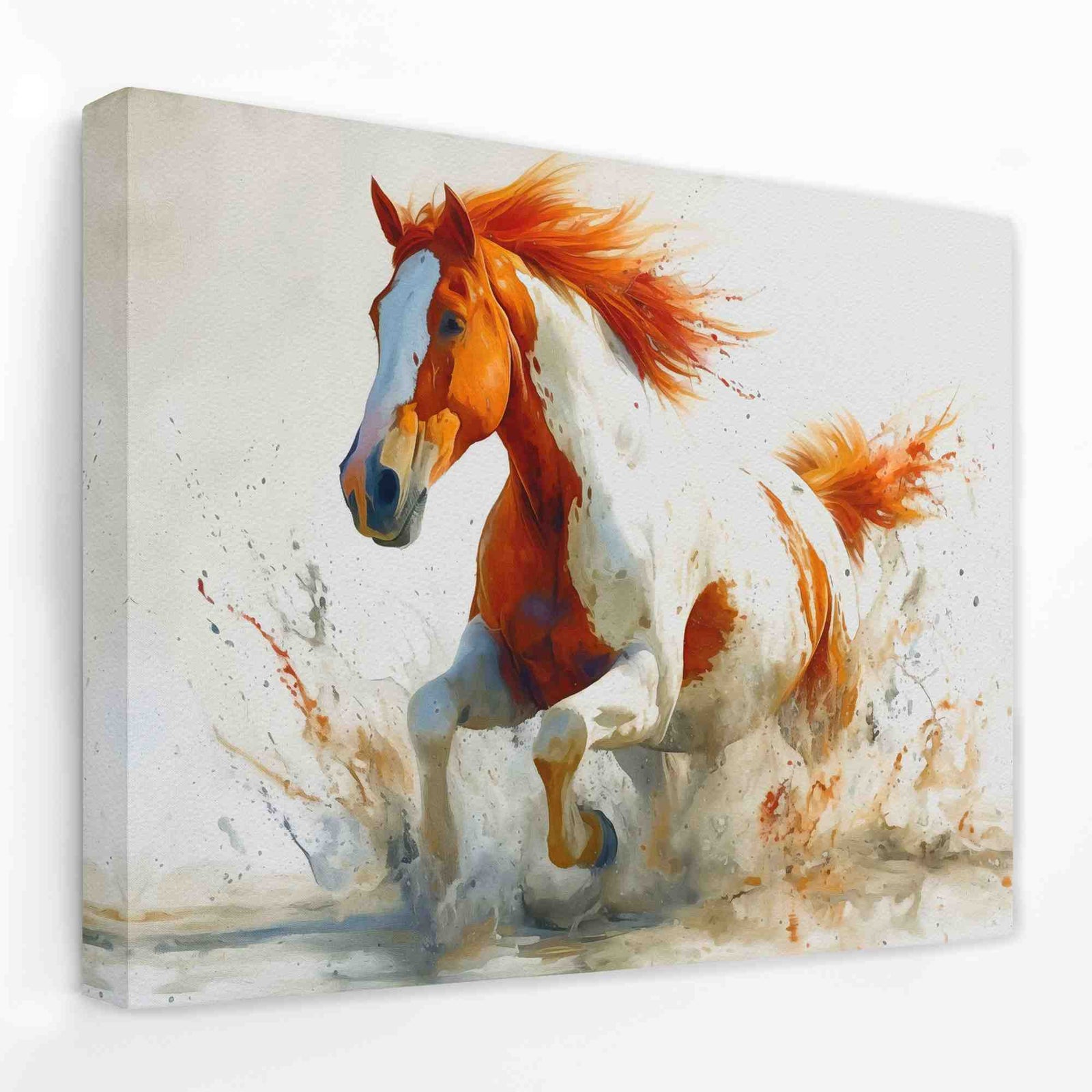 Strong Steed - Animals Canvas Wall Art