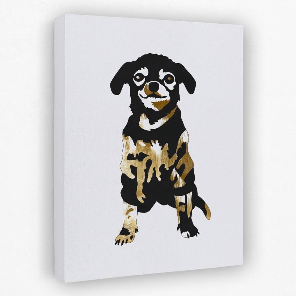 Stylish Chihuahua - Chihuahua Canvas Wall Art