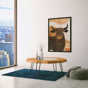 Subtle Bull - Luxury Wall Art