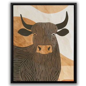 Subtle Bull - Luxury Wall Art