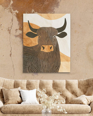 Subtle Bull - Luxury Wall Art