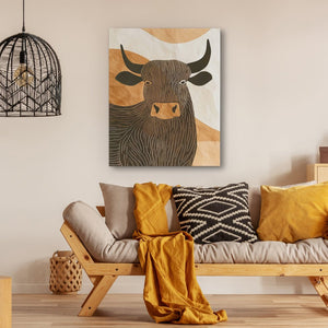 Subtle Bull - Luxury Wall Art