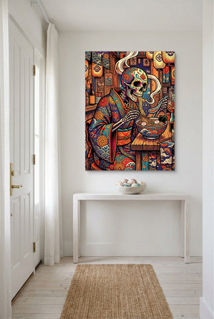 Sugar Skull Ramen - Luxury Wall Art