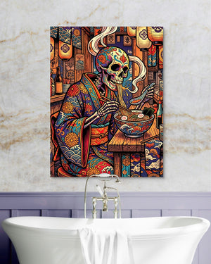 Sugar Skull Ramen - Luxury Wall Art