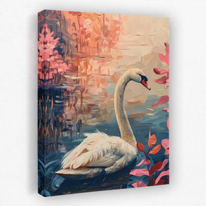 Summer Swan - Luxury Wall Art