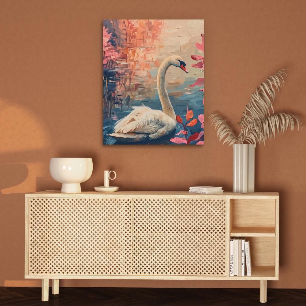 Summer Swan - Luxury Wall Art