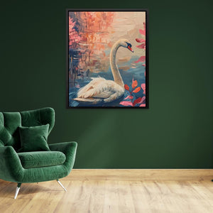 Summer Swan - Luxury Wall Art