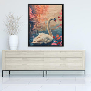 Summer Swan - Luxury Wall Art