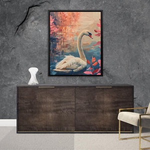 Summer Swan - Luxury Wall Art