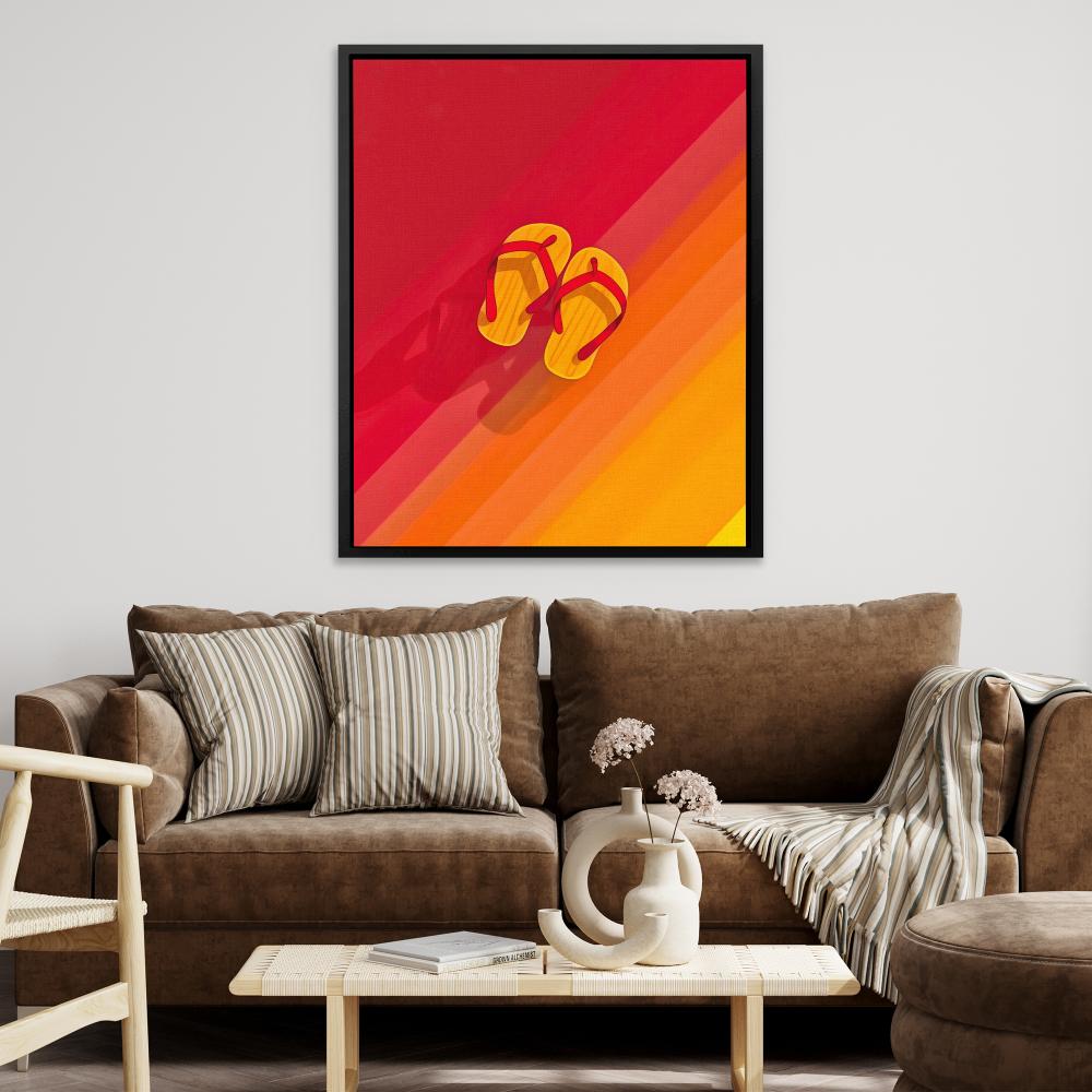 Summertime Sandals - Luxury Wall Art