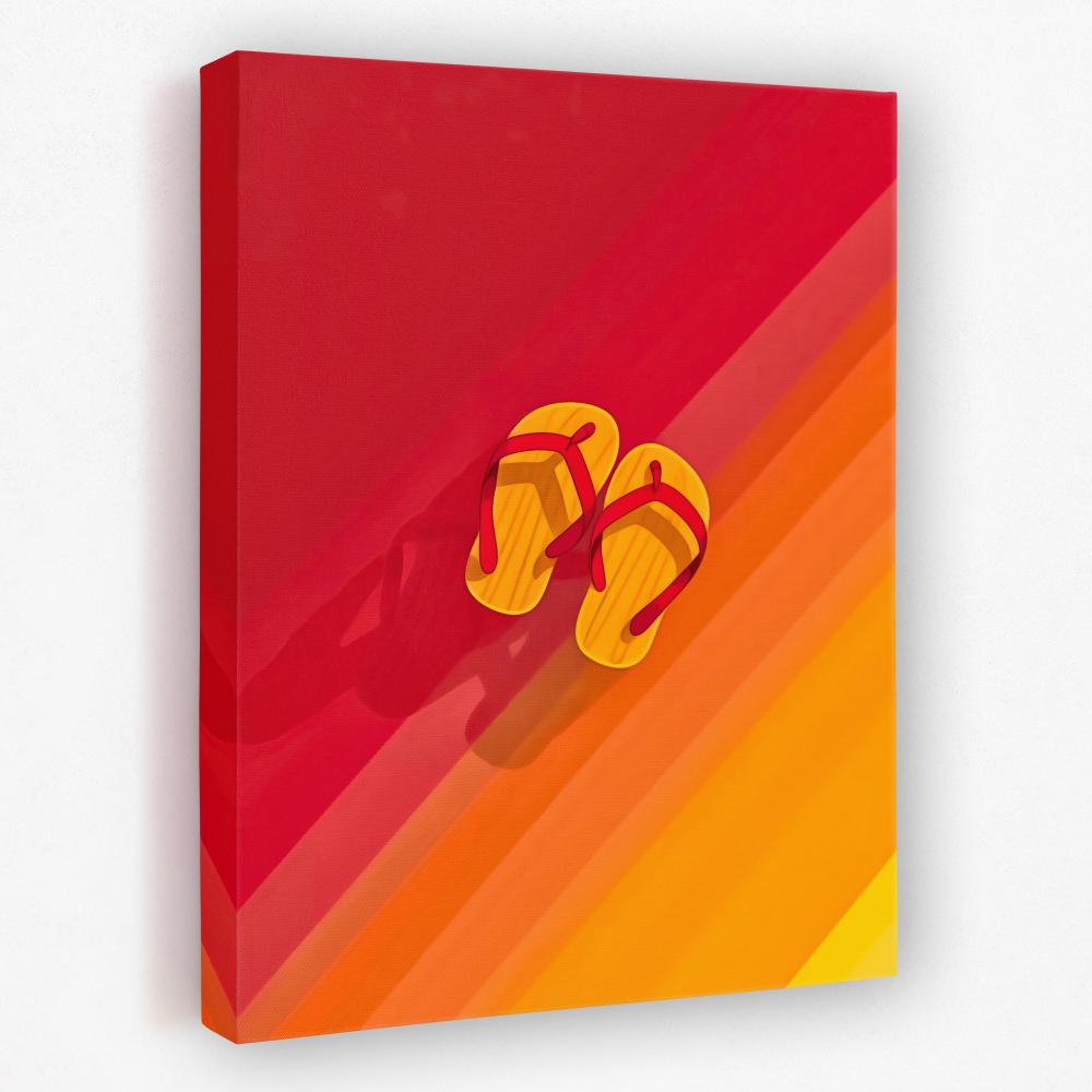 Summertime Sandals - Luxury Wall Art