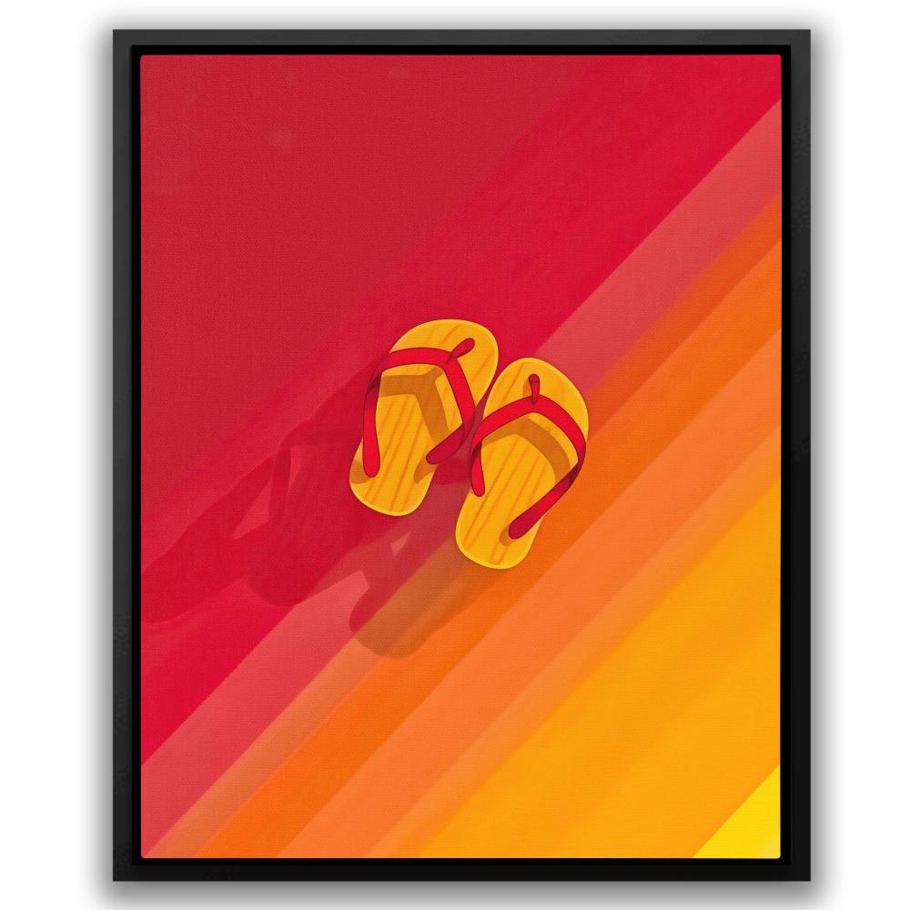 Summertime Sandals - Luxury Wall Art