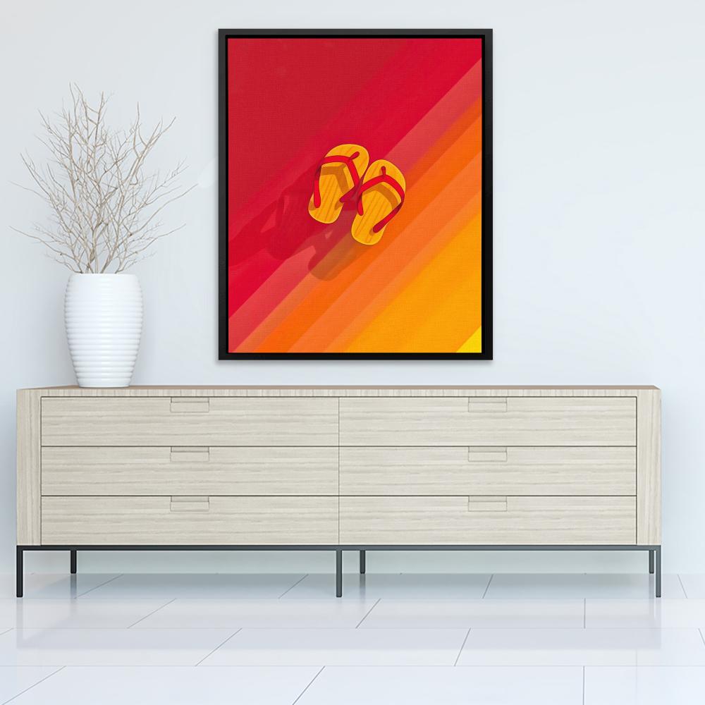 Summertime Sandals - Luxury Wall Art