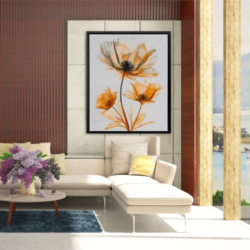 Sun - Kissed Petals - Luxury Wall Art
