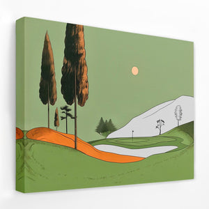 Sunday Golf - Luxury Wall Art